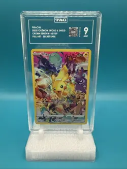TAG 9 Pikachu (Secret) 160/159 Pokemon TCG Crown Zenith - Image 1