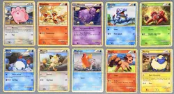 Pokemon HGSS Base Set Regular Vintage RANDOM Card Lot x10 NM 💎 - Image 1