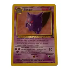 Vintage Pokemon 1999 Fossil Set GENGAR Unlimited Non-Holo RARE #20/62 MP - Image 1