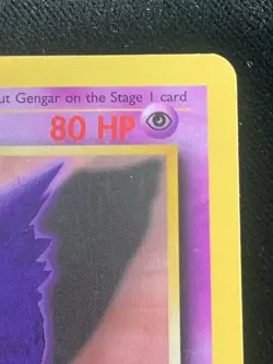 Vintage Pokemon 1999 Fossil Set GENGAR Unlimited Non-Holo RARE #20/62 MP - Image 2