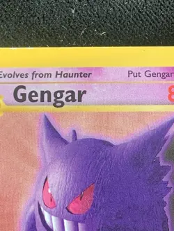 Vintage Pokemon 1999 Fossil Set GENGAR Unlimited Non-Holo RARE #20/62 MP - Image 3
