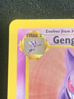 Vintage Pokemon 1999 Fossil Set GENGAR Unlimited Non-Holo RARE #20/62 MP - Image 4