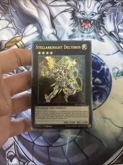 (UU) Yugioh! Stellarknight Delteros - DUEA-EN053 - Ultimate Rare - 1st Ed LP - Image 2