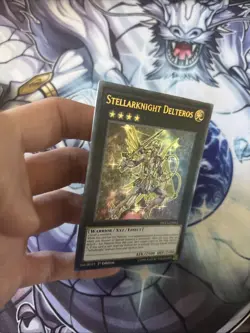 (UU) Yugioh! Stellarknight Delteros - DUEA-EN053 - Ultimate Rare - 1st Ed LP - Image 3