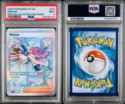 POKEMON PSA 9 MIRIAM SPECIAL ILLUSTRATION RARE 251/198 SCARLET e VIOLET ENGL - Image 3