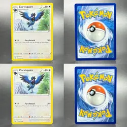 Pokemon Sword & Shield: Fusion Strike #220/264 Corvisquire Lot of 2 - Image 1