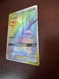 Mega Sableye & Tyranitar GX Tag Team 245/236 Rainbow Rare Pokemon Card See Photo - Image 3