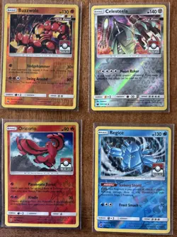 POKEMON LEAGUE PROMO 10 Card Lot - Megaium, Celesteela, Regice, Oricorio etc. - Image 3