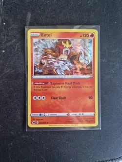 Pokemon TCG - Holo Entei 21/159 - Crown Zenith 2023 - Image 1