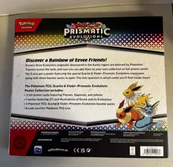 Pokemon TCG SV8.5 Prismatic Evolutions Poster Collection Box Sealed - Image 2