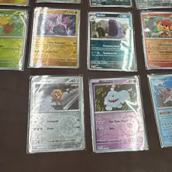 Pokemon SCR Lot Of 34 Reverse Holo Cards, Common And Uncommon, No Duplicates - Image 4