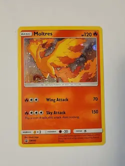 Moltres - SM143 - Black Star Holo Rare Promo TCG - Pokemon Card - PL - Image 1