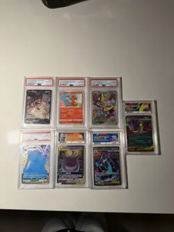 Pokemon PSA/ACE Bundle. Gengar Tag Team, Charizard, Charmander All 10 - Image 1