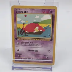 Pokemon Slowpoke 1st Edition Team Rocket 67/82 Common WOTC Vintage Card - Image 1