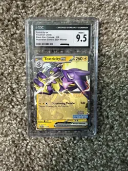 Pokemon TCG Toxtricity EX 215 Black Star Promo Illustration Contest CGC 9.5 260… - Image 1