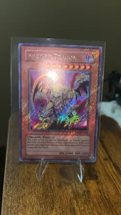 YuGiOh Victory Dragon RP02-EN098 Secret Rare Retro Pack 2 HOLOBLEED Foil Bleed - Image 1