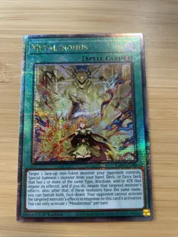 Metaltronus (Quarter Century Secret Rare) RA04-EN100 Quarter Century NM YuGiOh - Image 1