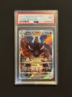 Lucario SWSH291 Pokemon Black Star Promo - PSA 9 Mint - Image 1