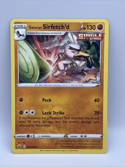 079/198 Galarian Sirfetch'd Rare Chilling Reign Pokemon TCG Card Sword & Shield - Image 1