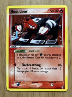 Pokemon TCG HOUNDOUR 60/109 Regular. EX Team Rocket Returns (2004). NM/M - Image 1