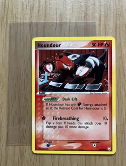 Pokemon TCG HOUNDOUR 60/109 Regular. EX Team Rocket Returns (2004). NM/M - Image 3