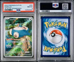 POKEMON PSA 8 SNORLAX FULL ART #051 PROMO 151 ELITE TRAINER BOX ENGLISH 2023! - Image 3