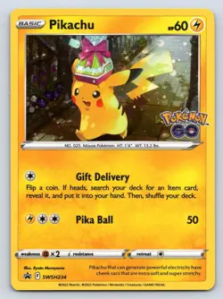 PIKACHU SWSH234 HOLO PROMO SWORD & SHIELD PROMO POKEMON MP - Image 1