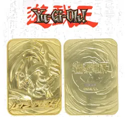 Yugioh Blue-Eyes Toon Dragon Limited Edition 24 Karat Gold-Plated Metal Card New - Image 1
