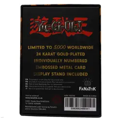 Yugioh Blue-Eyes Toon Dragon Limited Edition 24 Karat Gold-Plated Metal Card New - Image 4