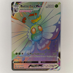 MISPRINT INK SQUIGGLE BUTTERFREE VMAX 190/189 SWSH DARKNESS ABLAZE NM POKEMON - Image 1