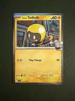 Iono’s Tadbulb 052/159 COSMOS HOLO PROMO Journey Together Pokemon SV09 Foil Card - Image 1