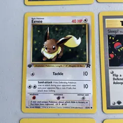 Pokemon Team Rocket First Edition Lot 12 Cards! Squirrel And Eeve Psyduck - Image 3