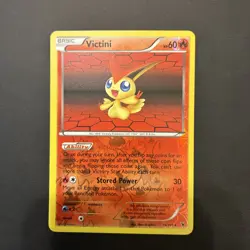 Victini Reverse Holo 14/101 Noble Victories Pokemon Card NM - Image 1