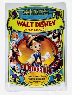 2023 Bandai Wonder Card Collection Walt Disney Presents Pinocchio Trading Card - Image 2