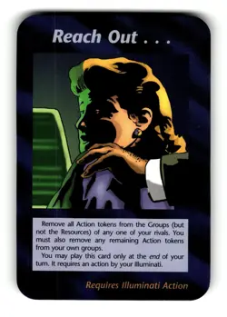 Reach Out . . . Card Unlimited INWO Illuminati New World Order LP - Image 1