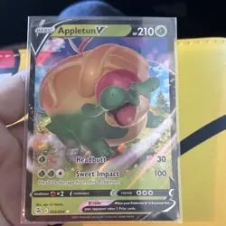 Appletun V Ultra Rare Holo 026/264 Fusion Strike Pokemon Card 210 HP - Image 1