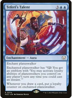 Teferi's Talent 74 MTG NM - Commander: March of the Machine - Image 1