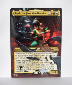 Toph, the First Metalbender MTG Alter Art EDH Commander Magic The Gathering - Image 1