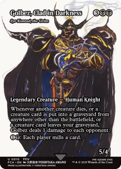 Golbez, Clad in Darkness - Syr Konrad, the Grim (Showcase) 10 FINAL FANTASY: ... - Image 1