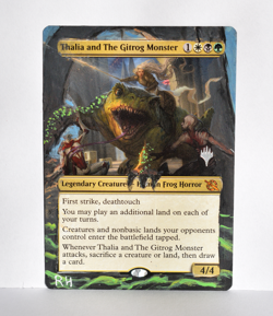 Thalia and The Gitrog Monster MTG Alter Art EDH Commander Magic The Gathering - Image 1