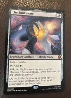 Magic The Gathering MTG The Soul Stone Spider-Man NM - Image 1