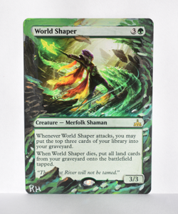 World Shaper MTG Alter Art EDH Commander Magic The Gathering - Image 1