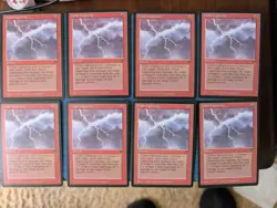 8x MTG Chain Lightning Legends NM - Image 1