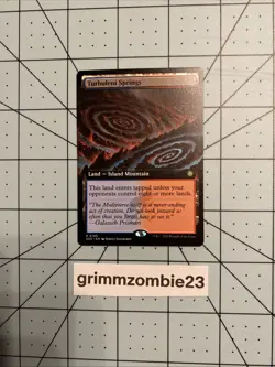 Turbulent Springs (Extended Art) Commander: Secrets of Strixhaven MTG R 0105 - Image 1