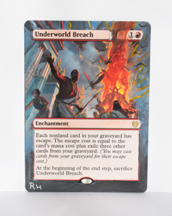 Underworld Breach MTG Alter Art EDH Commander Magic The Gathering - Image 1