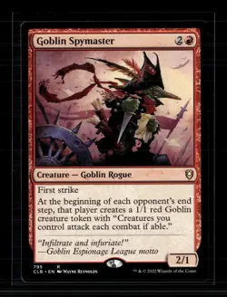 2022 Magic: The Gathering Battle for Baldur's Gate Goblin Spymaster - Image 1