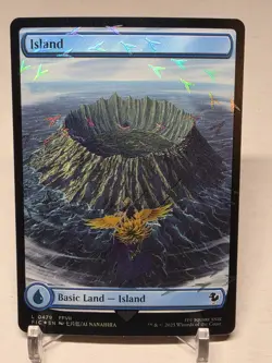 Island (Chocobo Track Foil) Commander: Final Fantasy Foil - Image 1
