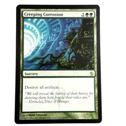 Creeping Corrosion 78 R Mirrodin Besieged Magic the Gathering MTG LP - Image 1