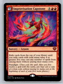 MTG - Secrets of Strixhaven #120 Improvisation Capstone - Mythic - Image 1
