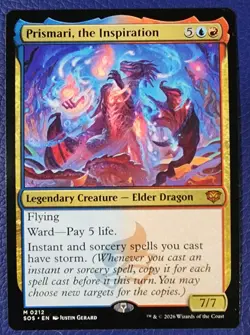 Prismari, the Inspiration [Secrets of Strixhaven] MTG SOS 212 NM 💧🔥 - Image 1